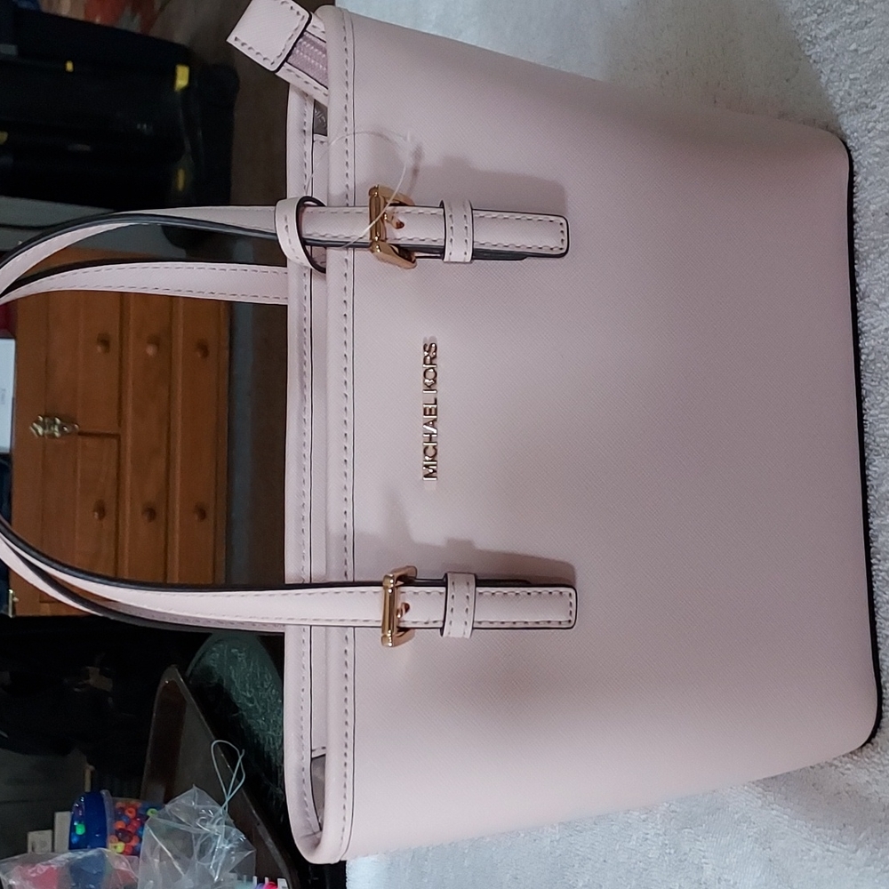 Jet Set Travel Extra-Small Saffiano Leather Top-Zip Tote Bag